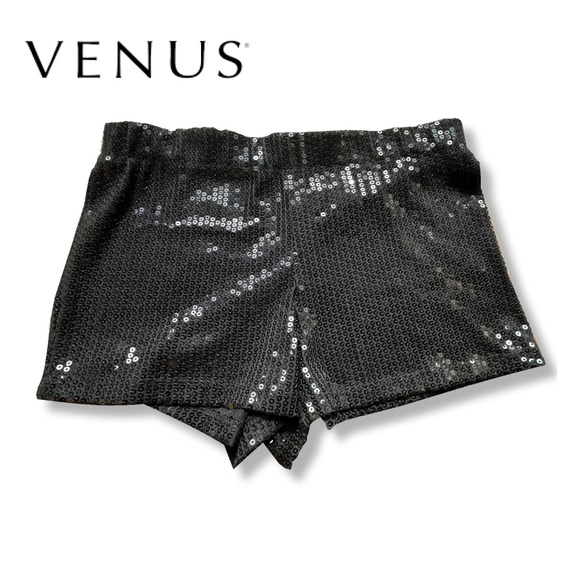 VENUS black sequin shorts | Large - Picture 2 of 13